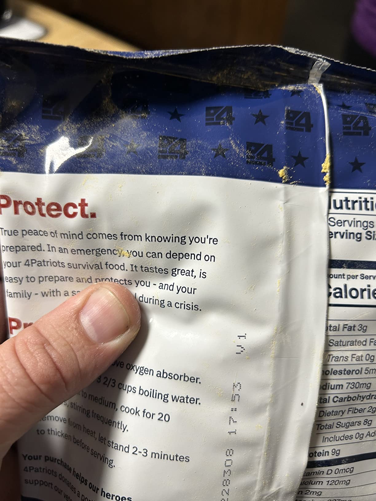 4Patriots 4-Week Survival Food Kit: Emergency Food Supply Designed to Last 25 Years, 192 Servings customer photo 1