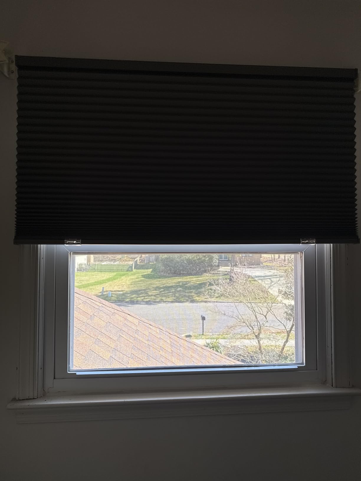 BlindsAvenue Cordless Cellular Shade, White, 33.5