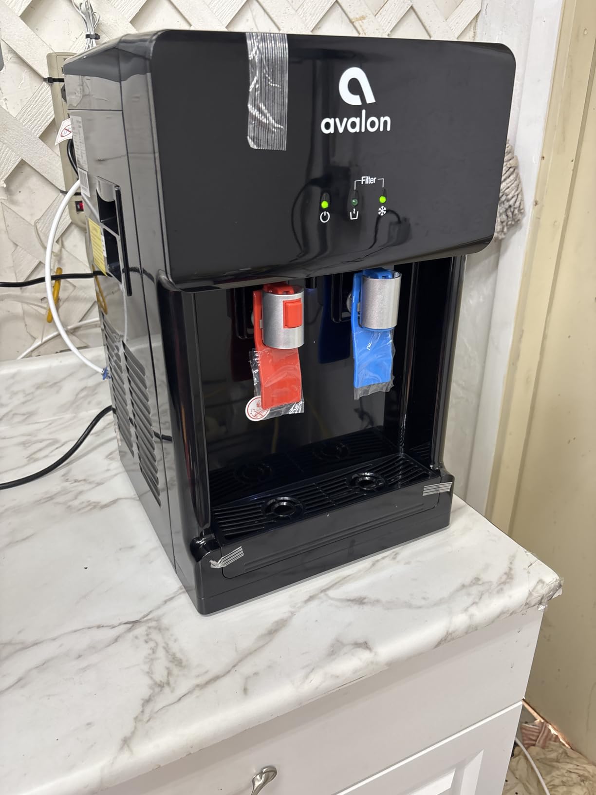 Avalon B8BLK Countertop Touchless Bottleless Water Cooler-2 Stage Water Filters and Installation Kit Included, NSF Certified, UL Approved, Black customer photo 1