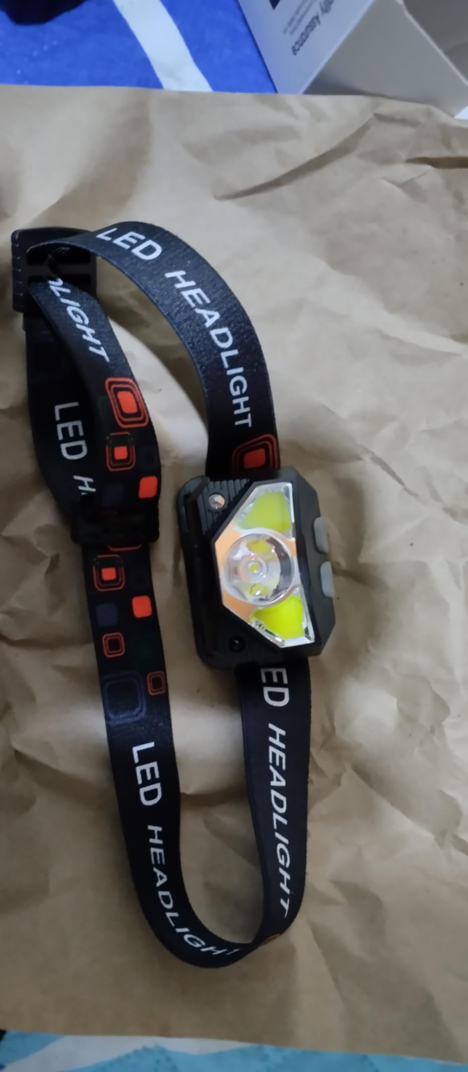 LHKNL Headlamp Flashlight, Lumen Bright Head Lamps LED Rechargeable Camping | Ultra-Light, with White Red Light, 2-Pack Waterproof Motion Sensor Headlight, 8 Modes for Outdoor Running Hiking Fishing customer photo 2