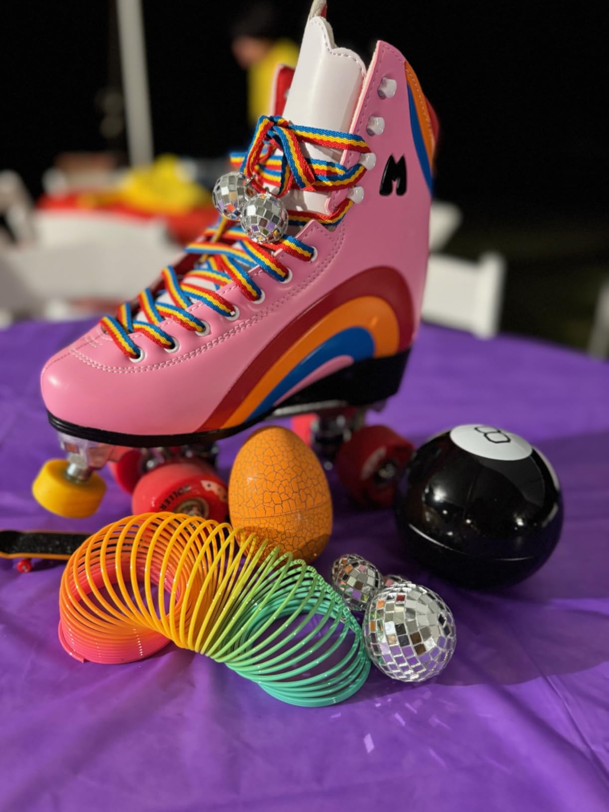 Moxi Rainbow Rider Roller Skates for Women - Durable, Supportive Skates with Padded Lining and Soft Outdoor Wheels customer photo 2