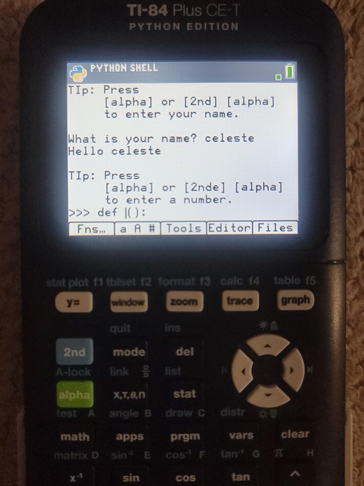 Texas Instruments TI-84 Plus CE-T Python Edition Graphical Calculator (Colour Display) Black customer photo 1