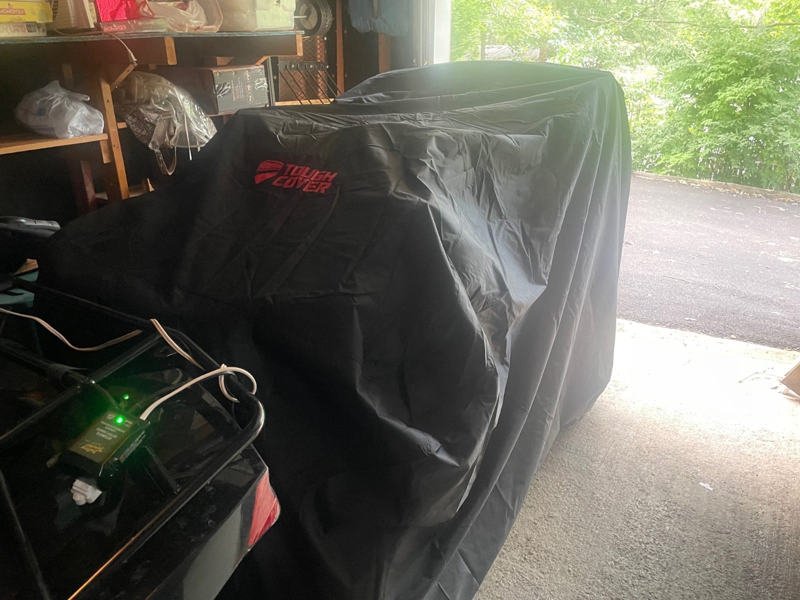 Tough Cover ATV Cover - Standard Size, Black - Built-in Storage Bag for ATV Storage - All-Weather Waterproof Cover - UV Protection for All-Weather Use customer photo 2