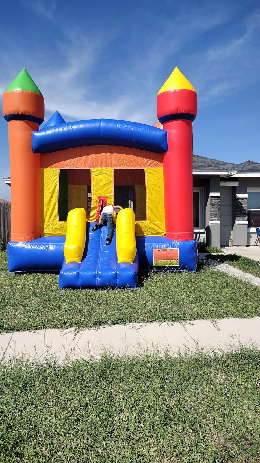 Cloud 9 Commercial Grade 13' x 13' Castle Bounce House with Blower - 100% PVC Inflatable Bouncer customer photo 2