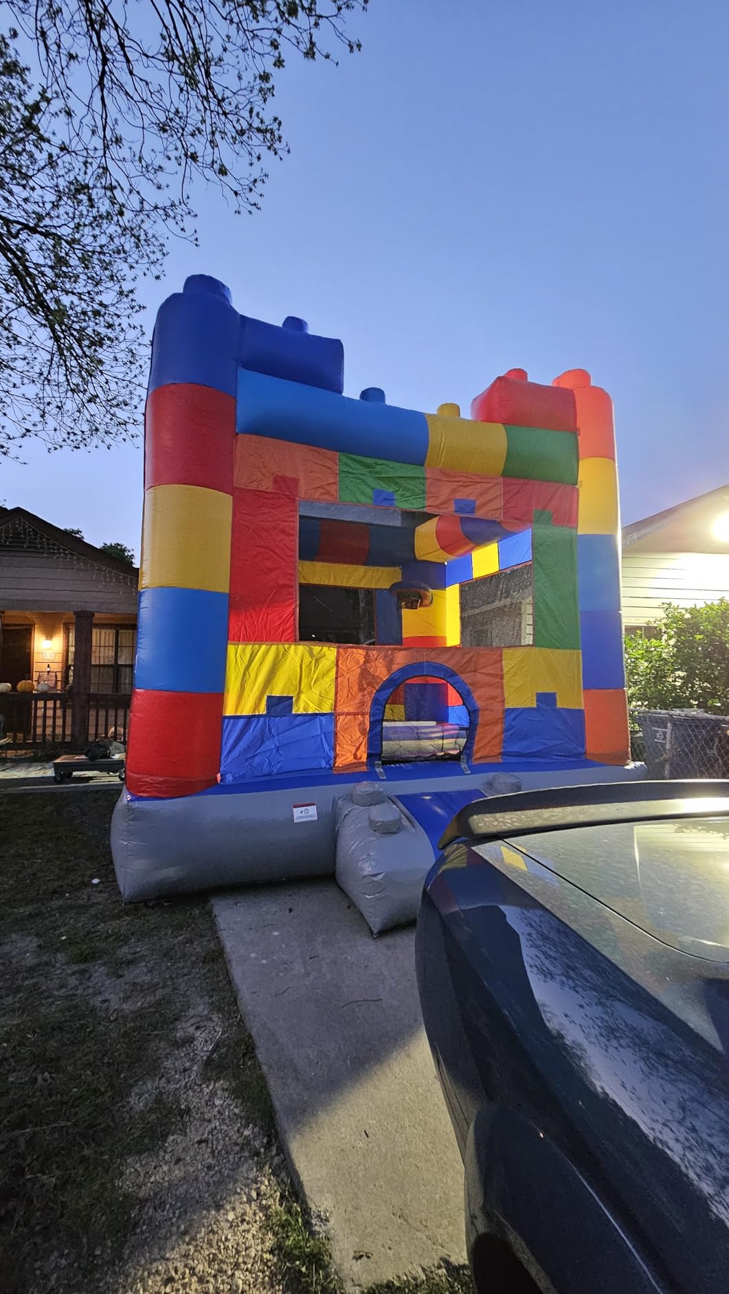 HeroKiddo 13x15 Castle Commercial Inflatable Bounce House | 100% Commercial Reinforced PVC, Inflatable Bounce House, 360 Degree Visibility for Easy Supervision Use, Indoor & Outdoor customer photo 1
