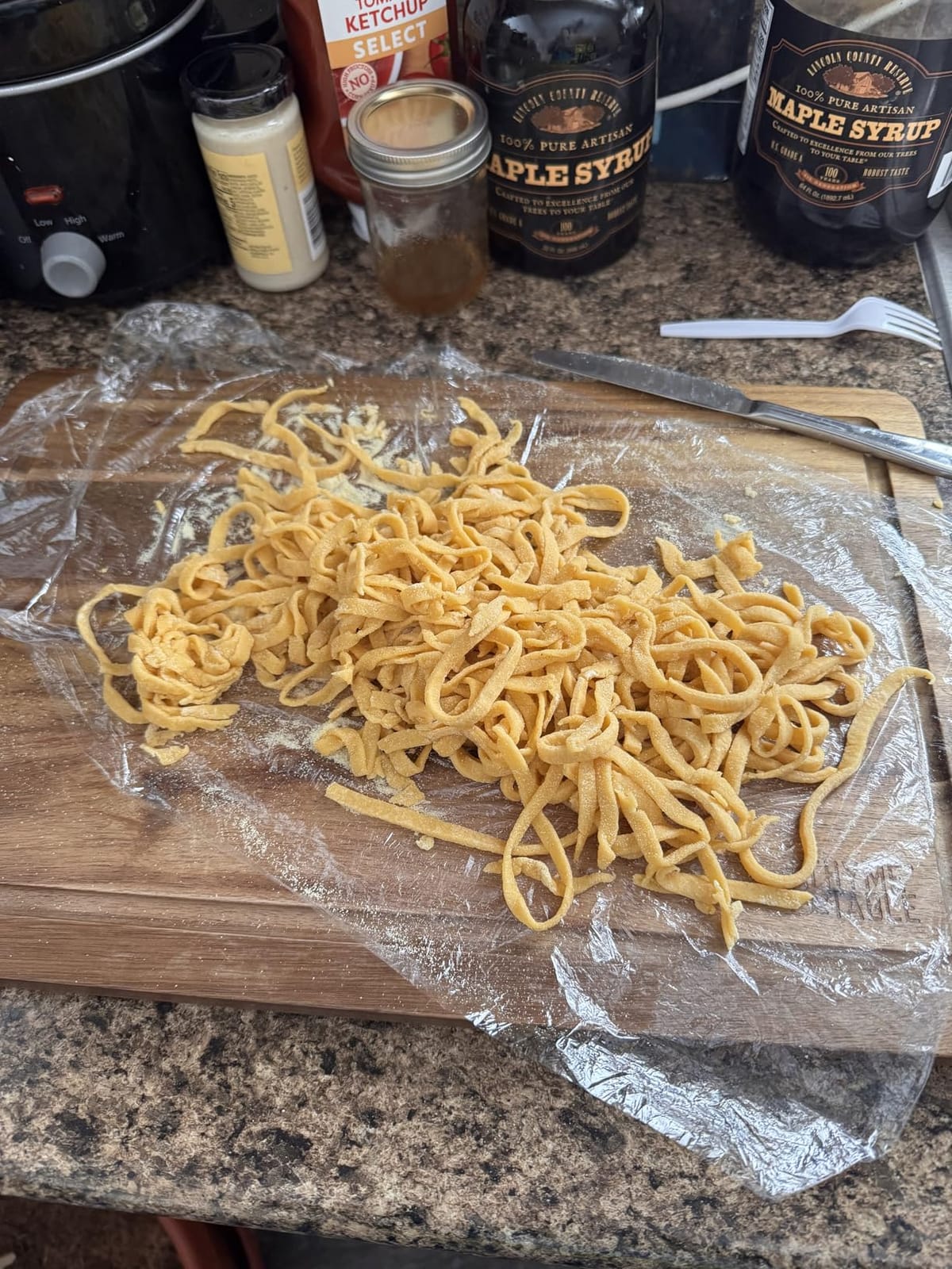 Pasta Maker Attachment for All Kitchenaid Mixers, Noodle Maker Kitchen Aid Mixer Accessories 3 In 1 Including Dough Roller Spaghetti Fettuccine Cutter - Homemade Fresh Pasta Easily! customer photo 2