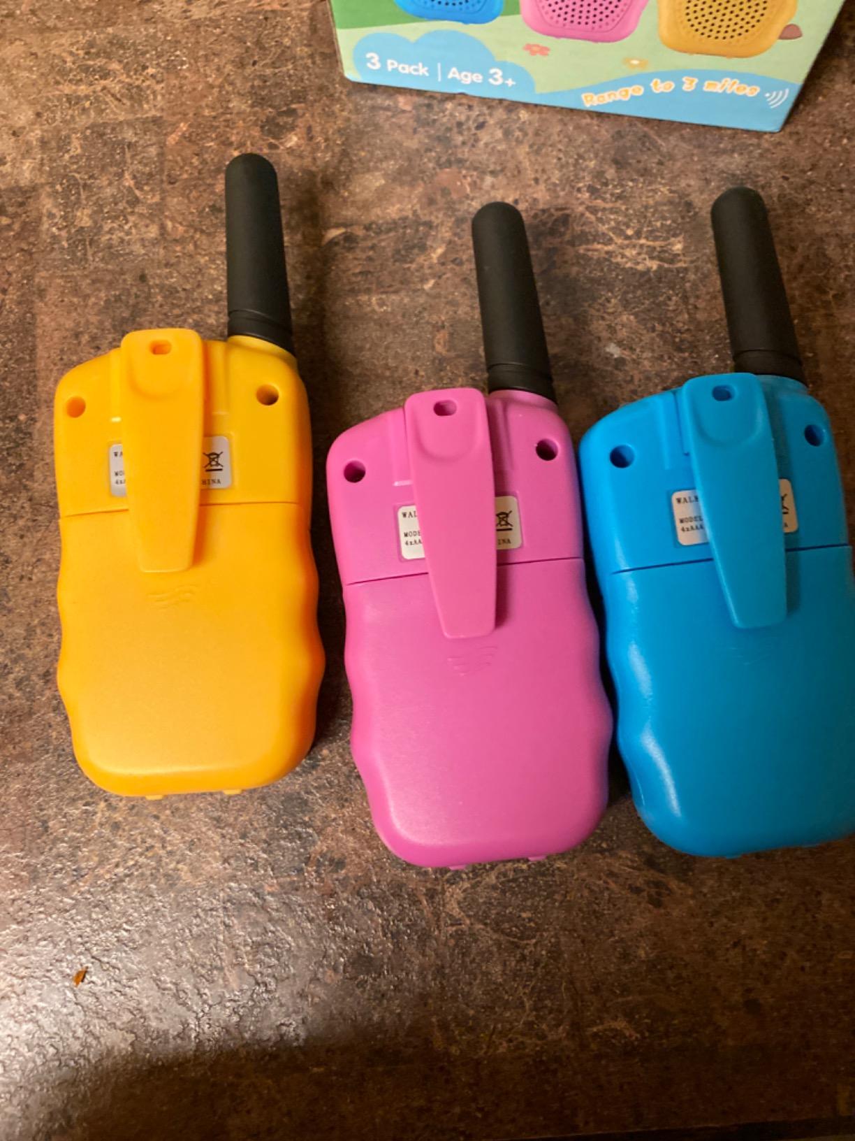 Rechargeable Walkie Talkies for Kids, Outdoor Toys Games for Kids Age 4-12 | 72H Playtime, 7D Standby, Back to School Gifts for Girls Boys, Birthday Gifts for 4 5 6 7 8 9 10 Year Old customer photo 1