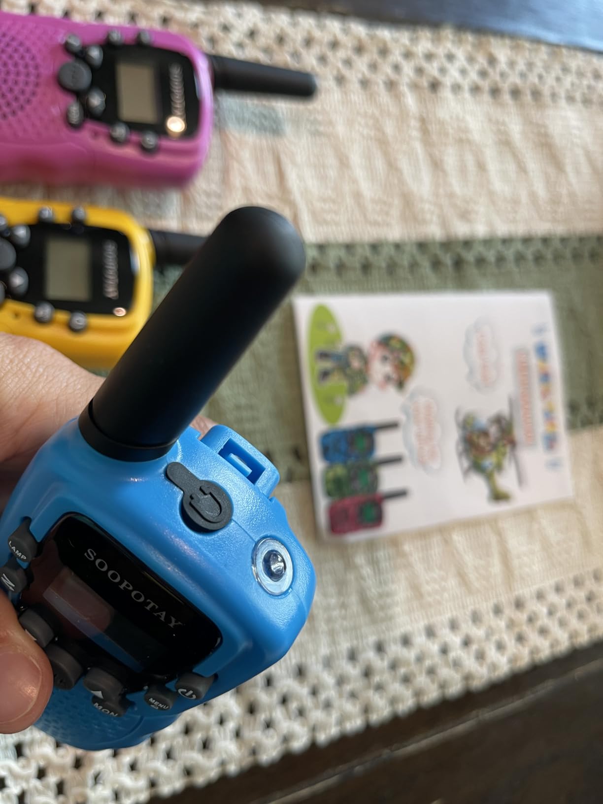 Rechargeable Walkie Talkies for Kids, Outdoor Toys Games for Kids Age 4-12 | 72H Playtime, 7D Standby, Back to School Gifts for Girls Boys, Birthday Gifts for 4 5 6 7 8 9 10 Year Old customer photo 2