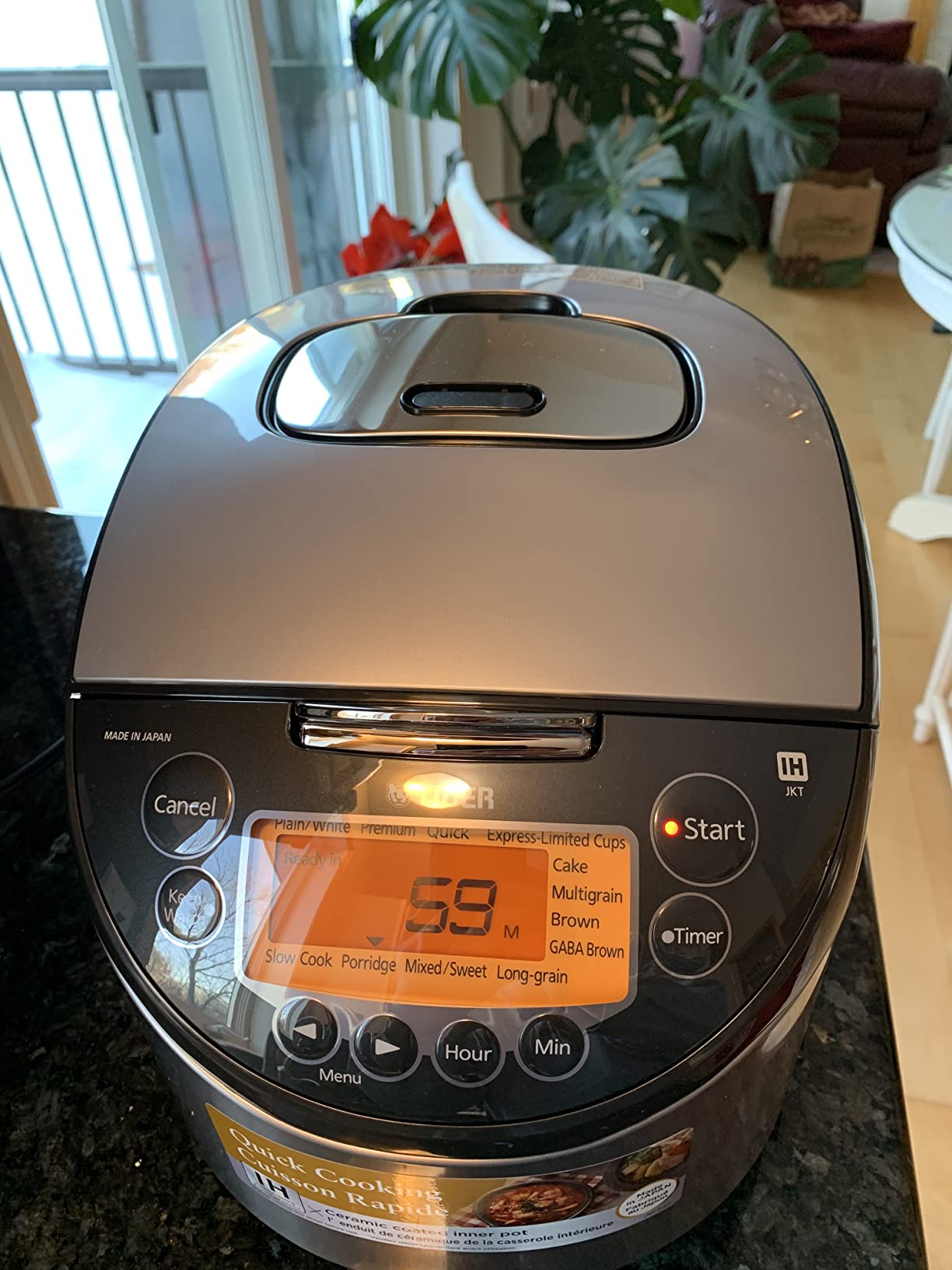 Tiger Jkt D10u 5.5 Cup Ih Rice Cooker 12 Menu, Ceramic Pot (Silver) customer photo 1