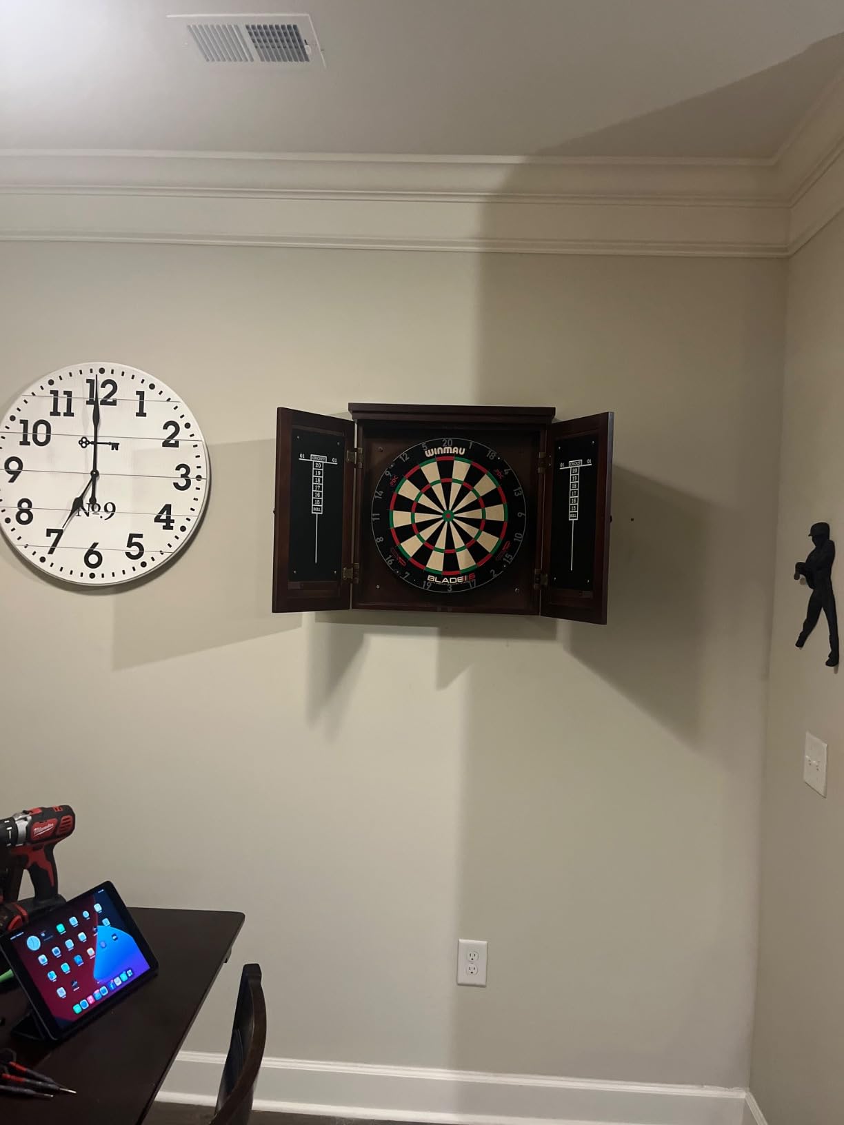 American Legend Traditional Dartboard Cabinet customer photo 2