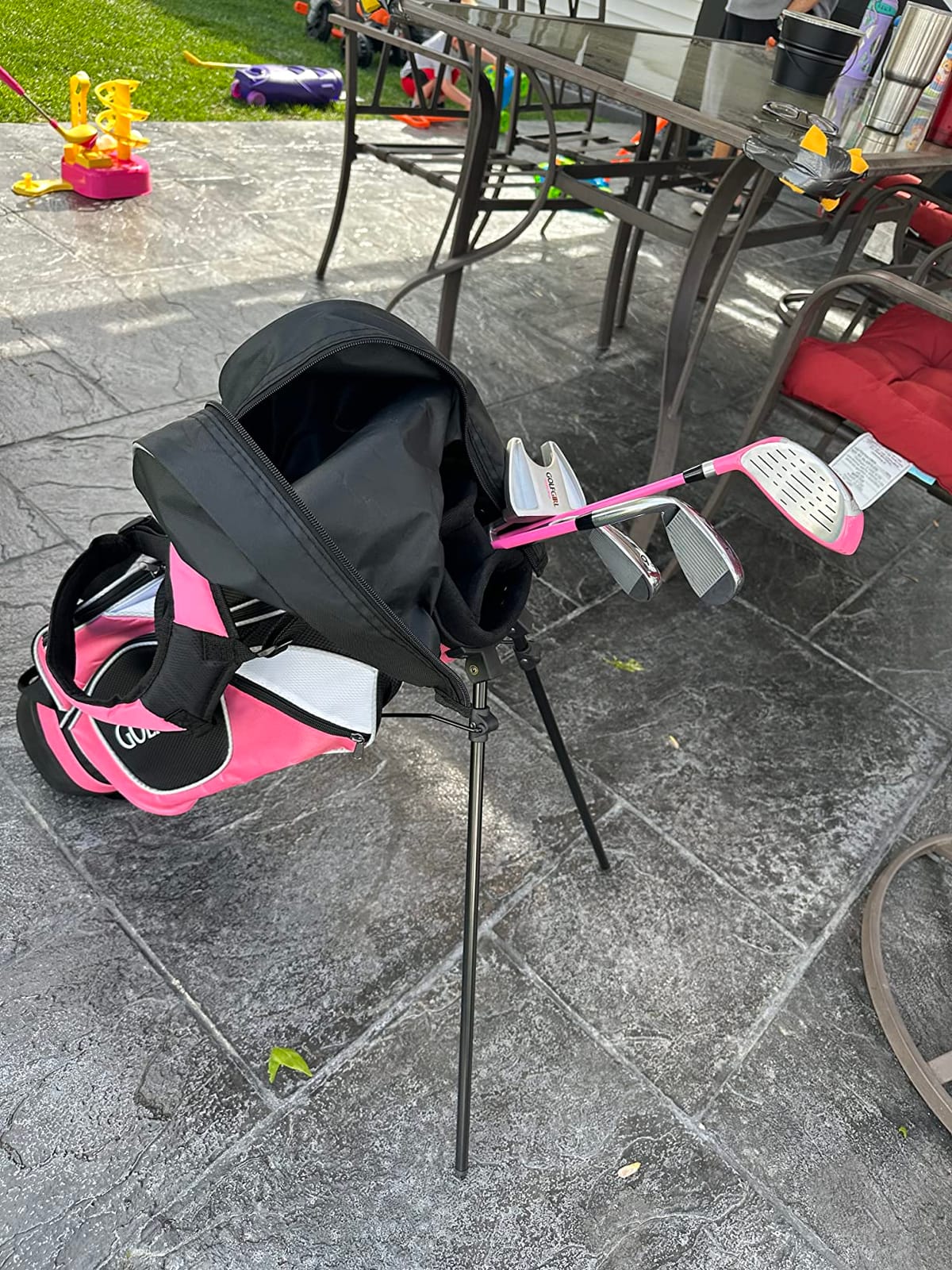 Golf Girl Junior Girls Golf Set V3 with Pink Clubs and Bag, Right Hand customer photo 2