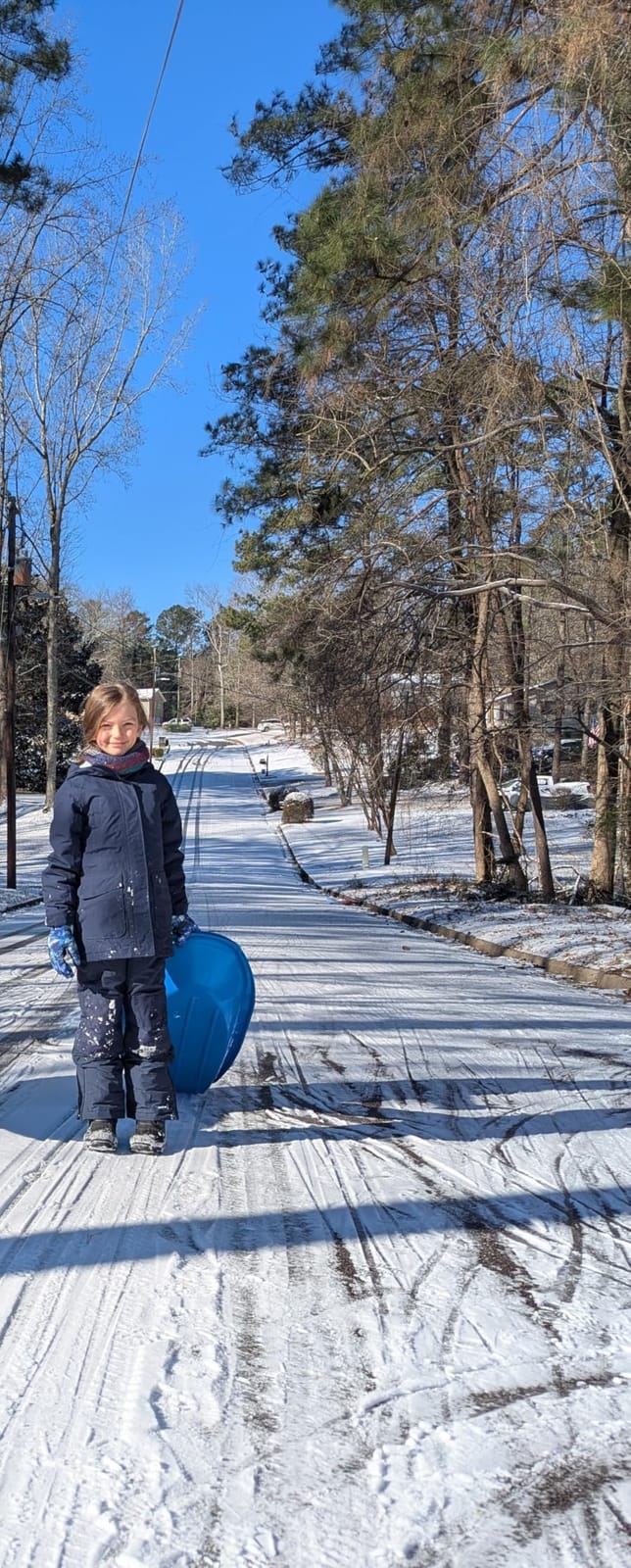 Flexible Flyer Winter Lightning Snow Sleds for Kids and Adults (3-Pack) - 48 Inch Toboggan Style Plastic Sled with Hard Bottom for Fast, Smooth Rides - 1 or 2 Riders (Blue, Green, Orange) customer photo 2