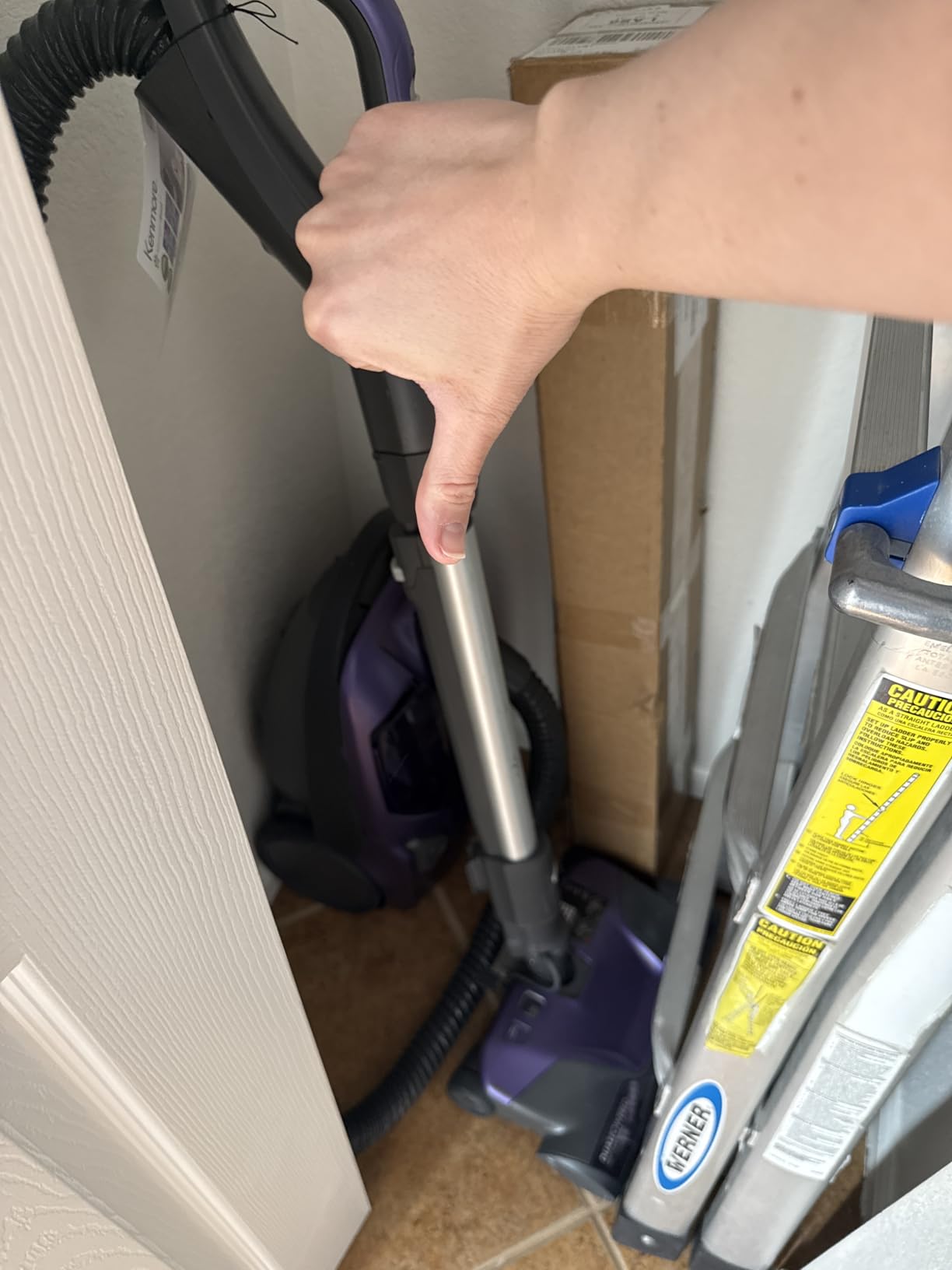 Kenmore Pet Friendly Lightweight Bagged Canister Vacuum Cleaner | Extended Telescoping Wand, HEPA, 2 Motors, Retractable Cord, and 4 Cleaning Tools - BC3005 customer photo 2