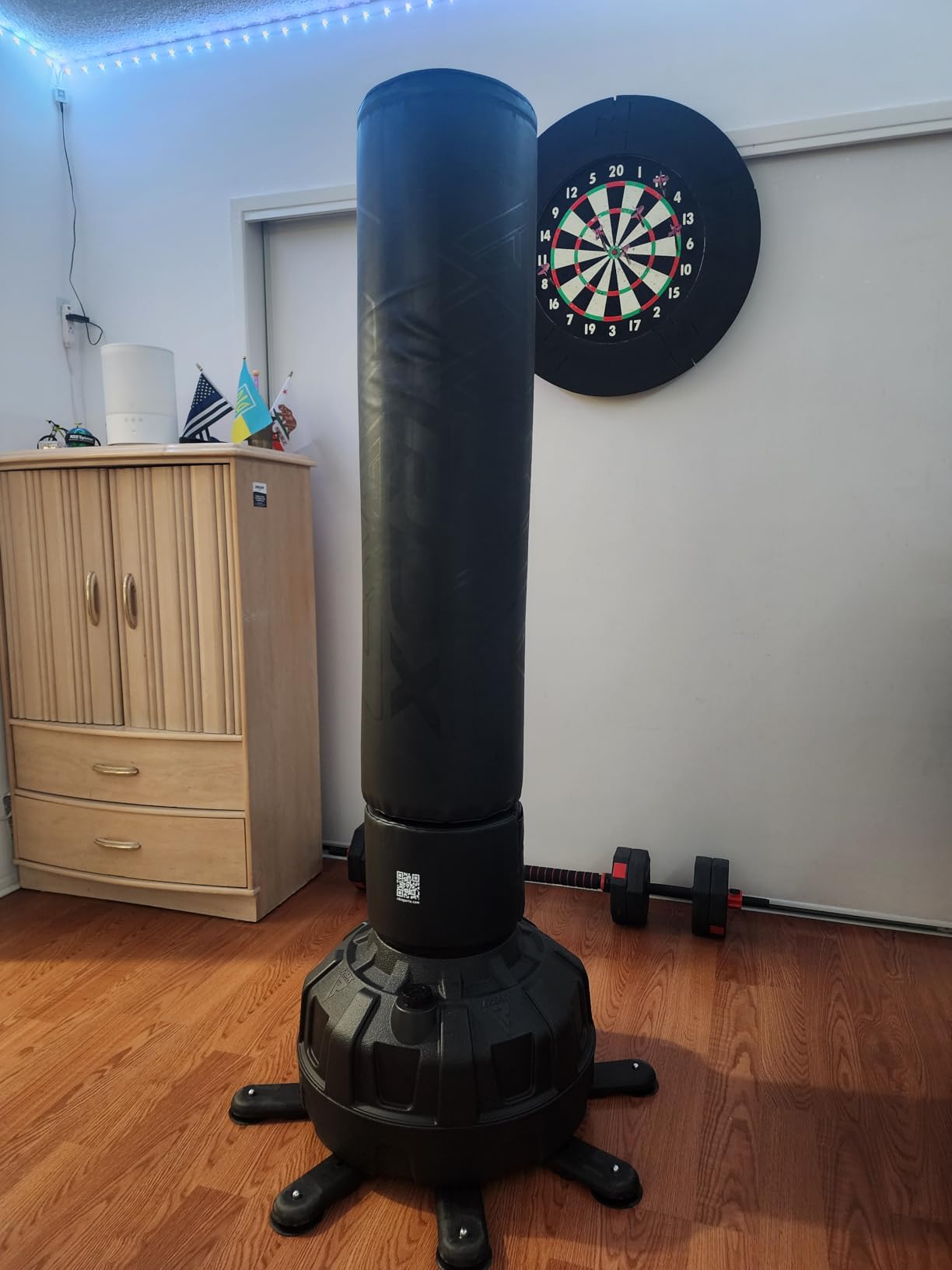 RDX XXL 330LBS Freestanding Punching Bag with Cover & Gloves - 72