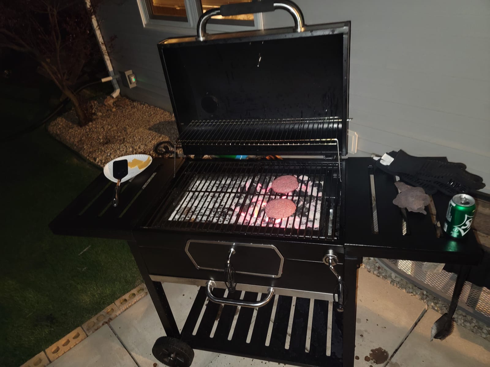 Royal Gourmet CD2030AN 30-Inch Charcoal Grill, Deluxe BBQ Smoker Picnic Camping Patio Backyard Cooking, Black, Large customer photo 1