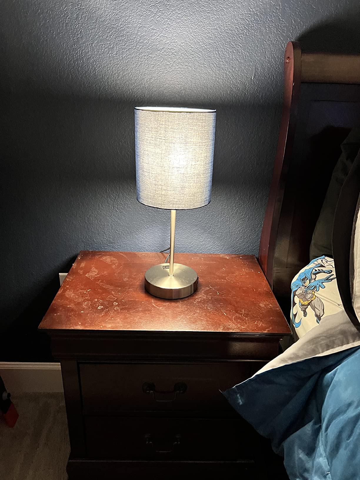 Set of 2 Touch Control Table Lamps with 2 USB & AC Outlet, 3-Way Dimmable Bedside Nightstand Lamps for Bedroom Living Room Nursery, 800 Lumens 5000K Daylight Bulbs Included customer photo 2