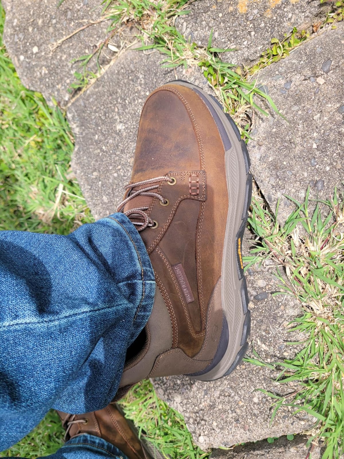 Skechers Men's Respected Boswell Boot | Casual, Relaxed Fit, Air-Cooled Memory Foam, Goga Mat Arch, Water-Repellent customer photo 2