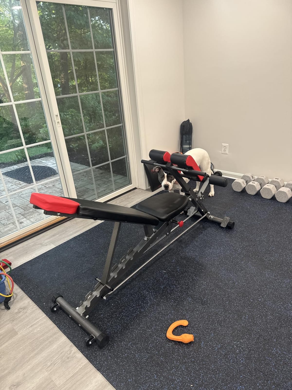Finer Form Multi-Functional FID Weight Bench for Full All-in-One Body Workout - Hyper Back Extension, Roman Chair, Adjustable Ab Sit up Bench, Incline Decline Bench, Flat Bench customer photo 2