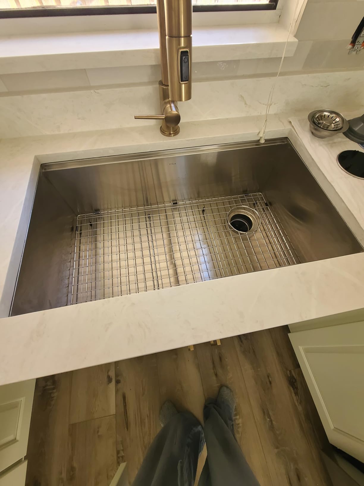 KRAUS Stainless Steel 36 in Undermount Kitchen Sink KWU110-36 customer photo 2