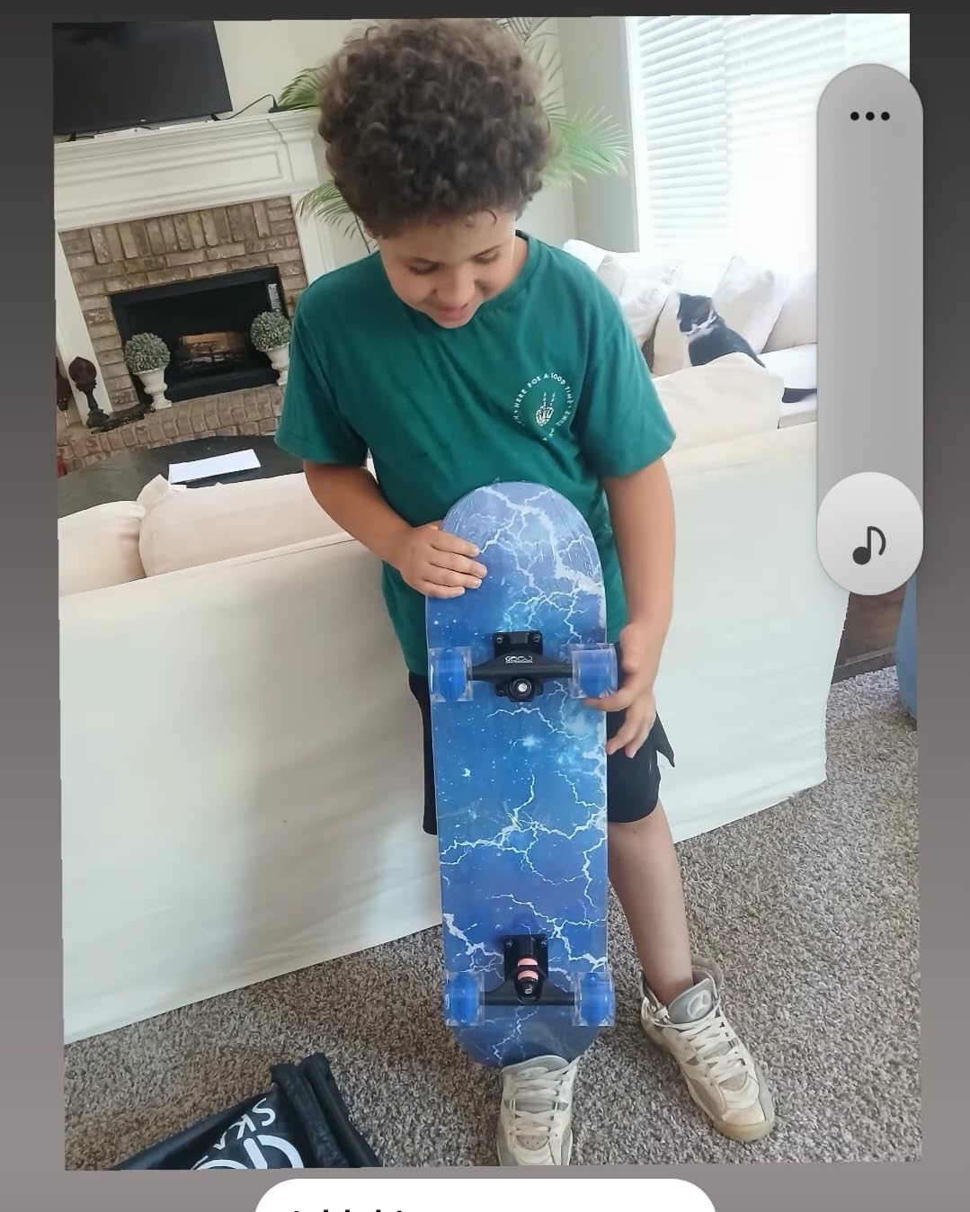 Skateboards with Colorful Flashing Wheels for Beginners, Kids, Teens, Adults, Complete Standard Skate Boards 9 Layer Canadian Maple Deck Concave Skateboard customer photo 2