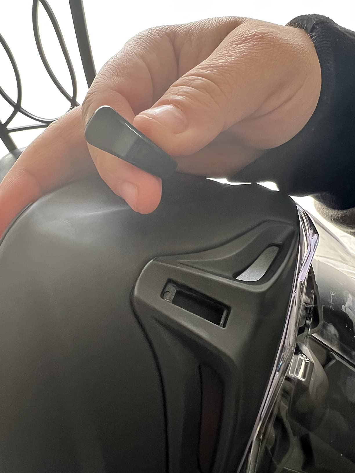 Sena Outrush R Bluetooth Modular Motorcycle Helmet with Intercom System (Matte Black, Large) customer photo 1