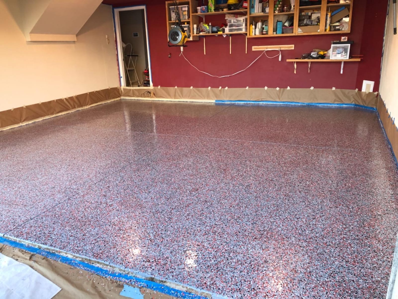 Dove Gray Epoxy Resin Coating 100% Solids, High Gloss for Garage Floors, Basements, Concrete and Wood, 3 Gallon Kit customer photo 2