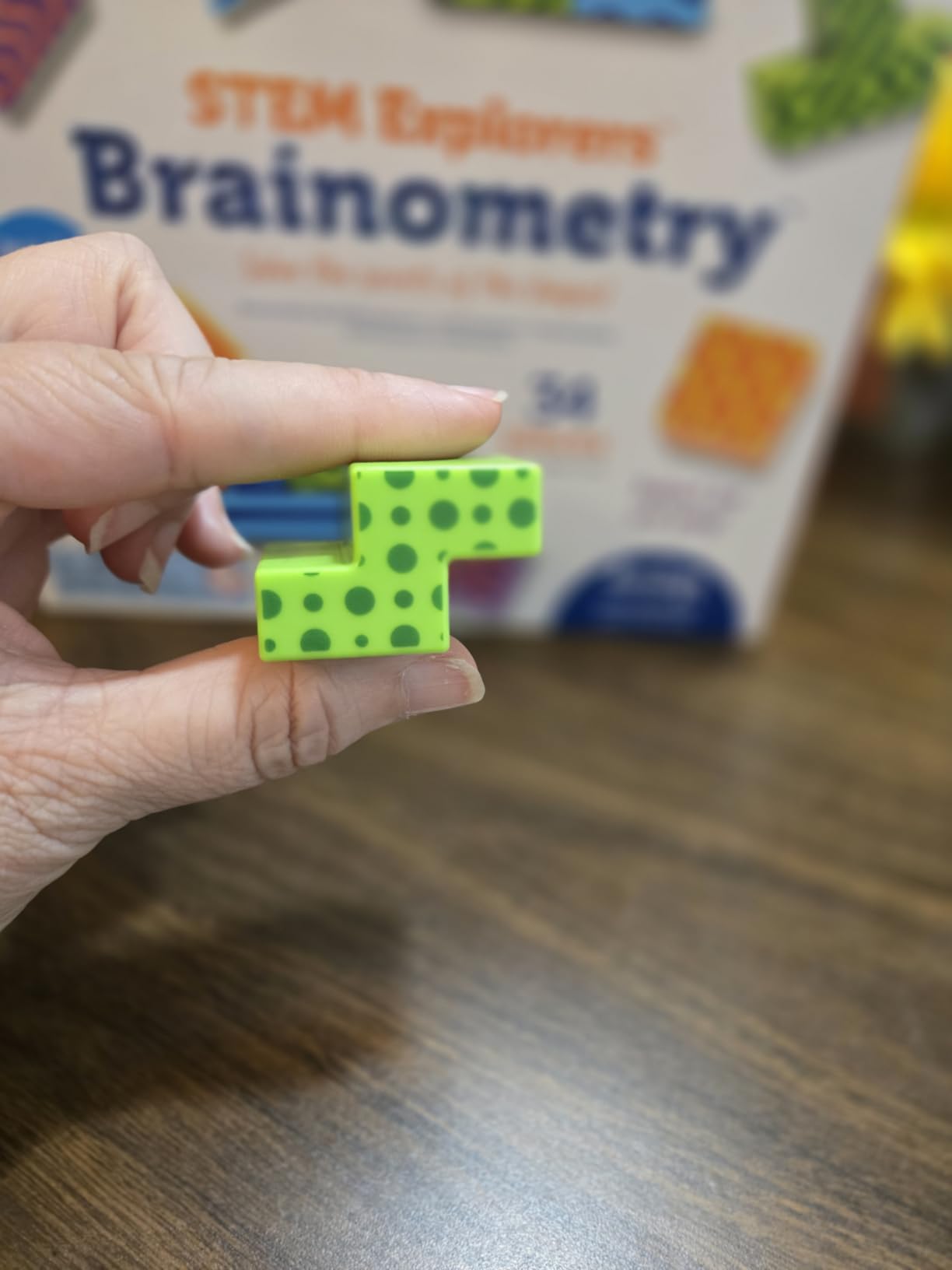 Learning Resources STEM Explorers Brainometry - 3D Puzzle Games for Kids, Kids Travel Games, Brain Teaser Puzzles, Pattern Memory Game, Brain Game Toys, Classroom Toys, 5 Year Old Boy and Girl Gifts customer photo 1