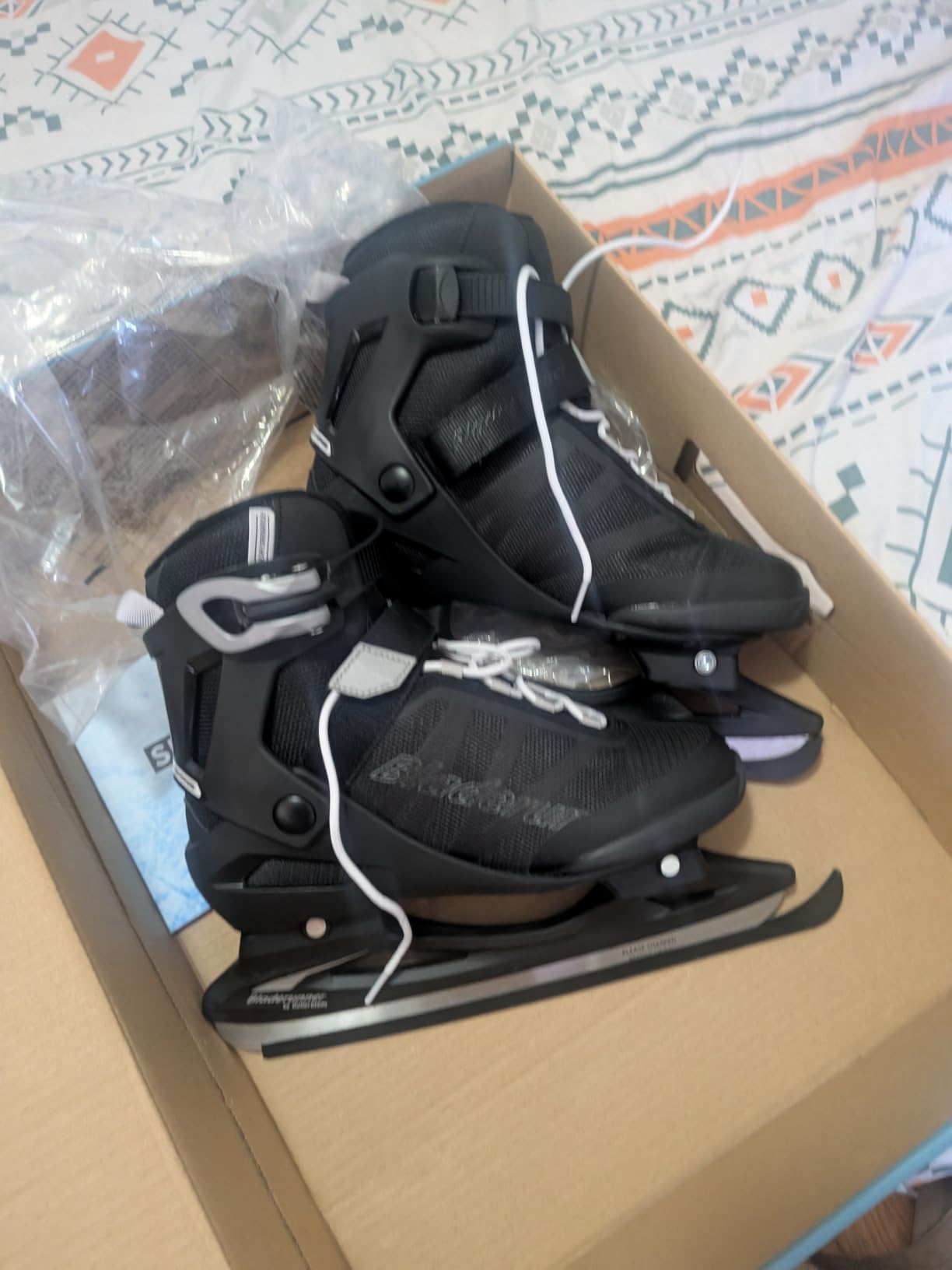 Rollerblade Bladerunner Ice Igniter Mens, Black and Gray, Ice Skates customer photo 2