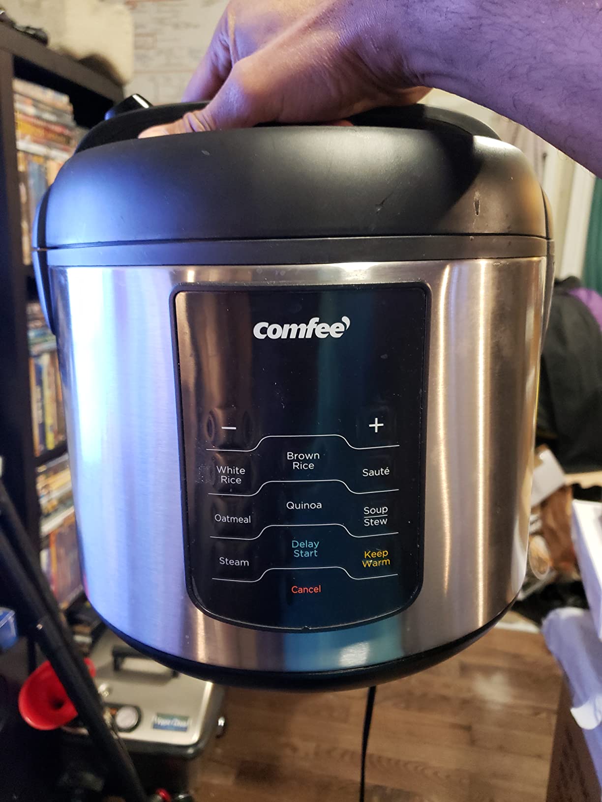 COMFEE' Large Rice Cooker with 8-Functions, 10-Cups Uncooked Rice customer photo 2