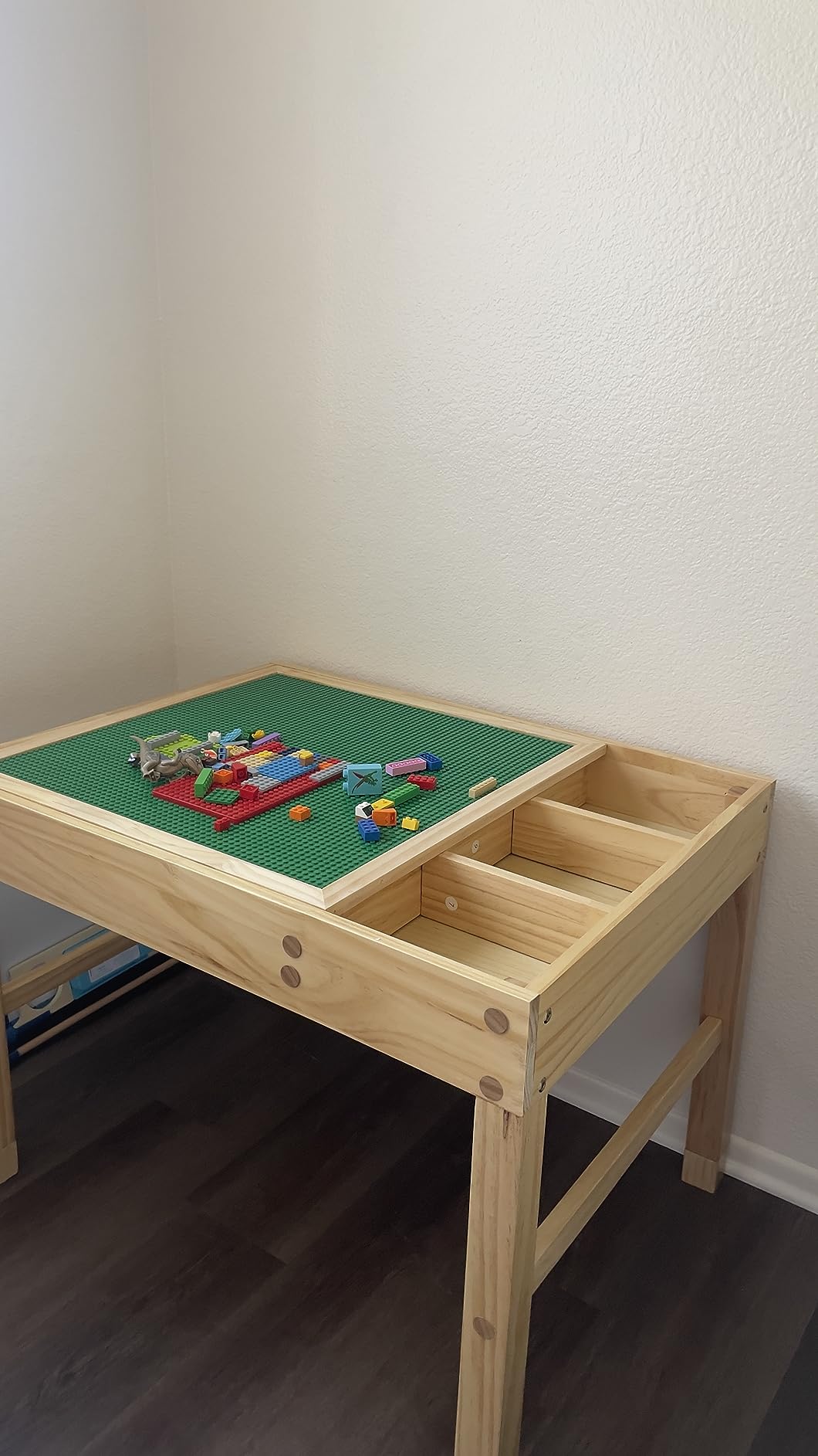 Papablic 2 in 1 Kid Activity Table with Large Storage for Older Kids | Compatible with Lego Building Block for Boys Girls Birthday Day Christmas Gift customer photo 2