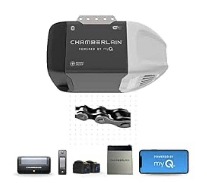 Chamberlain C2212T Smart Wi-Fi Garage Door Opener, 1/2-HP Chain Drive Motor - Quantity 1, Blue customer photo 2
