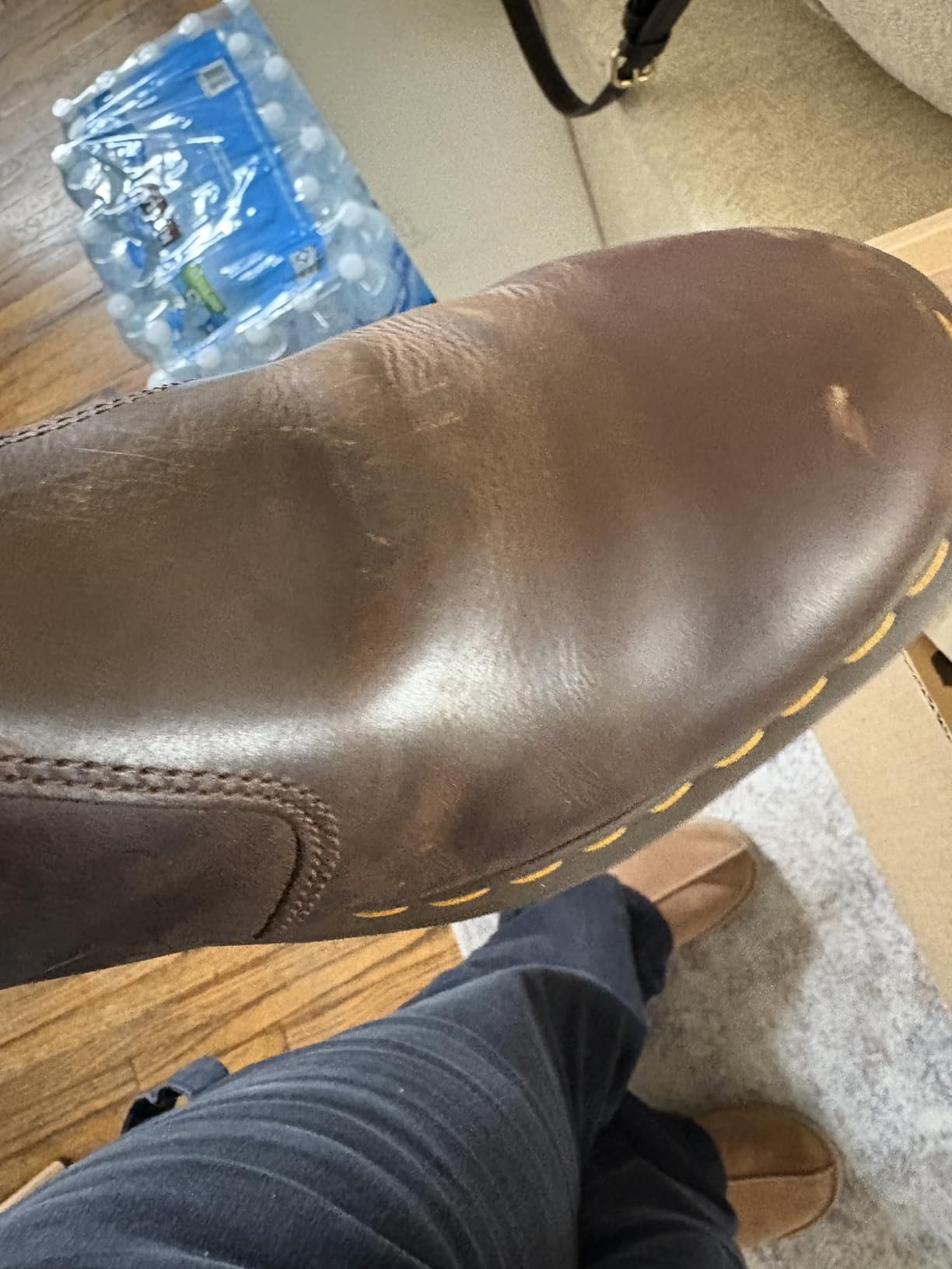 Dr. Martens Unisex 2976 Crazy Horse Leather Chelsea Boot customer photo 2