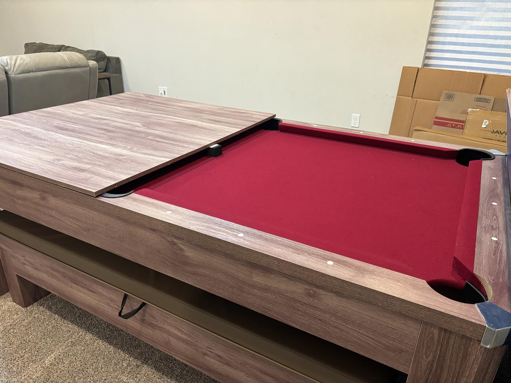 Hathaway Pool Table Combo Set with Benches customer photo 1