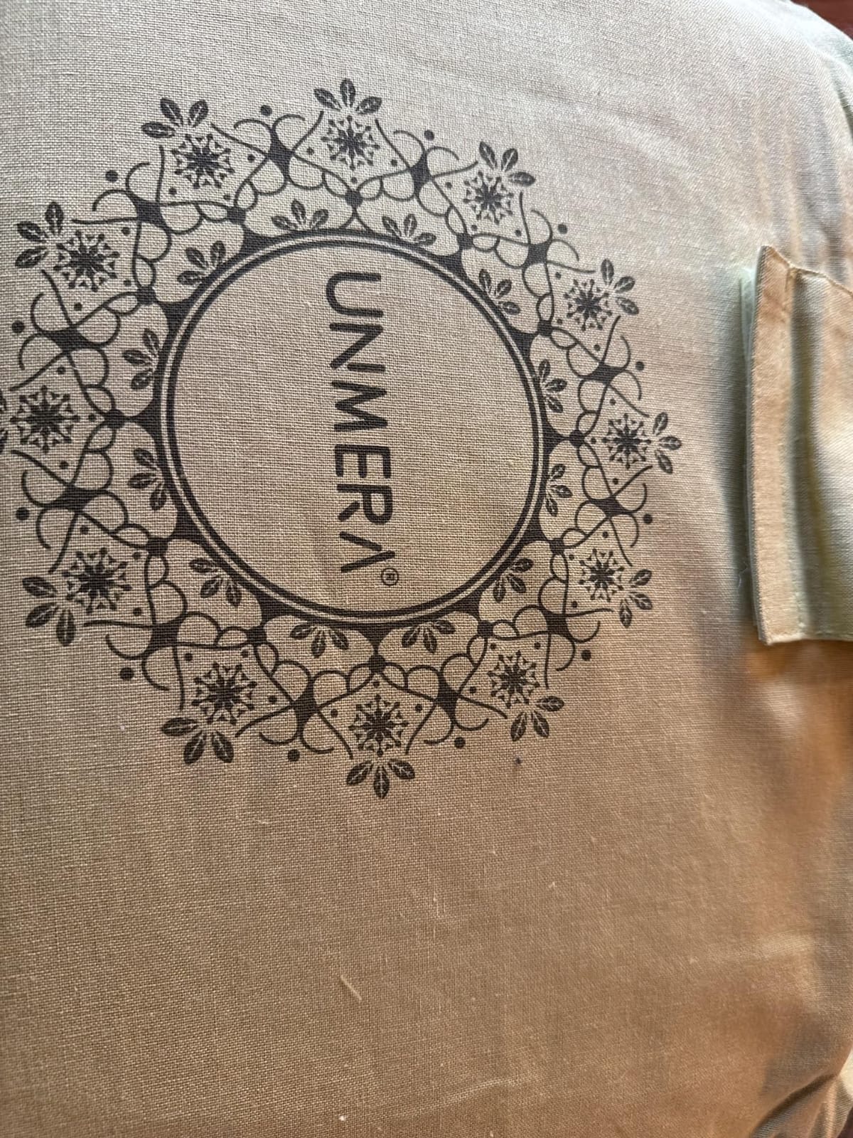 UNMERA Acupressure Mat and Pillow Set, Natural Linen & Coconut Fiber Filling | Back/Neck Pain Relief, Sciatic, Headache and Muscle Relaxation, Comes with Carrying Bag customer photo 1
