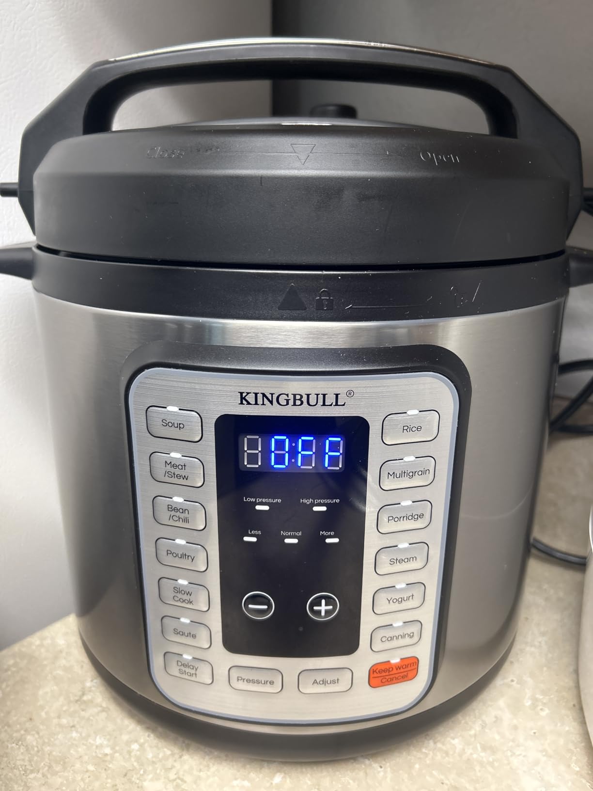 KINGBULL 8QT Electric Pressure Cooker, 12-in-1 Stainless Steel Multi Cooker with Nonstick Inner Pot, Slow Cooker, Rice Cooker, Steamer, Sauté, Yogurt Maker, Warmer, Delay Start customer photo 1