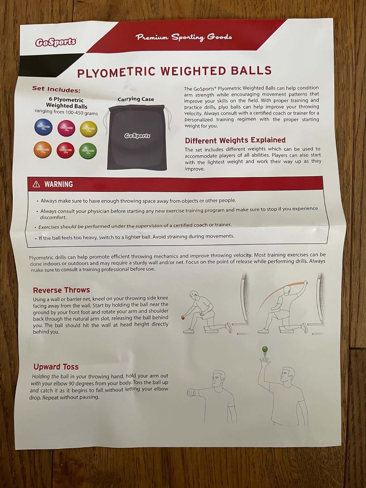 GoSports Plyometric Training Balls, 6 Pack - Standard or Advanced customer photo 2