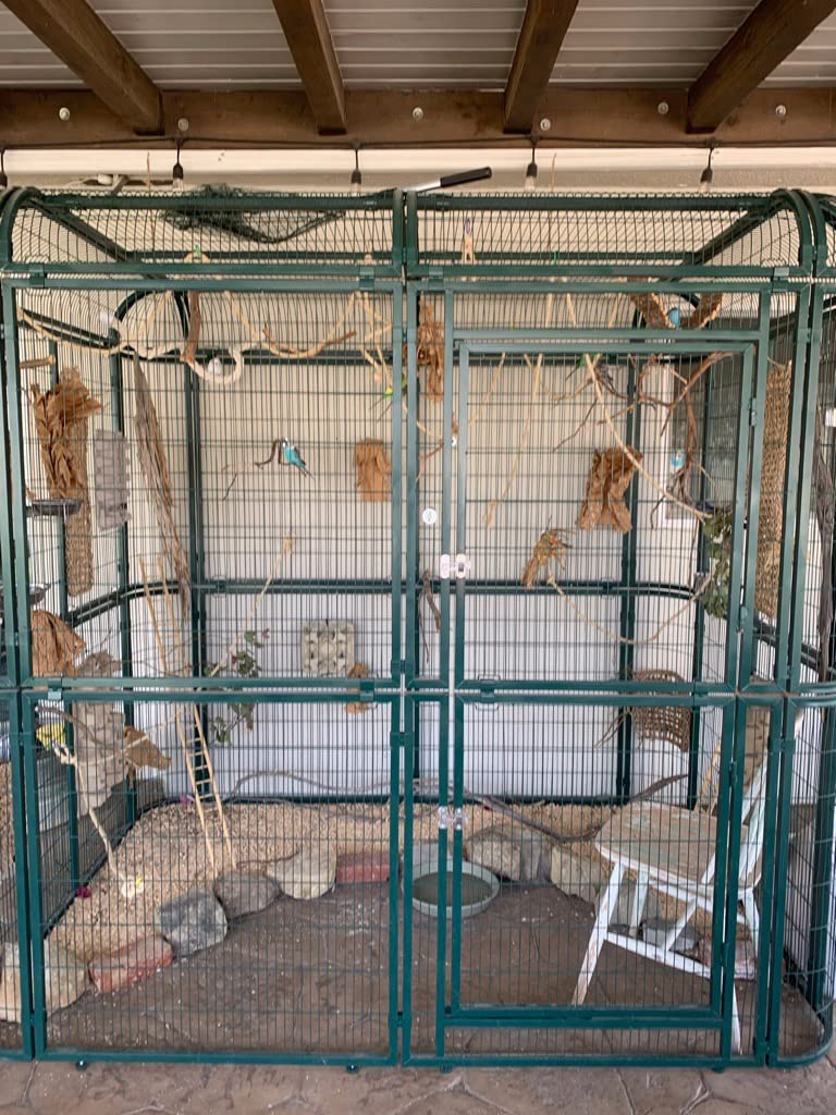 wonline Parrot Cages for Large Birds Outdoor Extra Large Bird Cage with Bird Cage and Perch, Suitable for Macaws Canaries Parrots Budgie Lovebirds customer photo 2