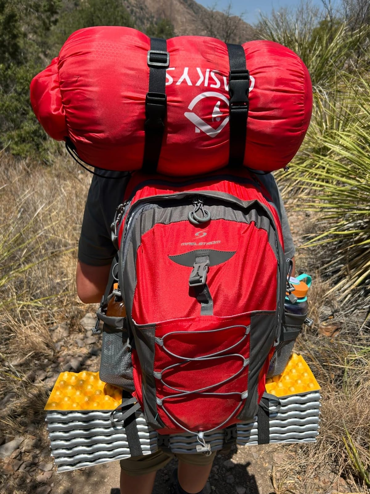 Maelstrom 40L Hiking Backpack, Lightweight Camping Daypack with Rain Cover | Water-Resistant Rip-Stop Nylon customer photo 2