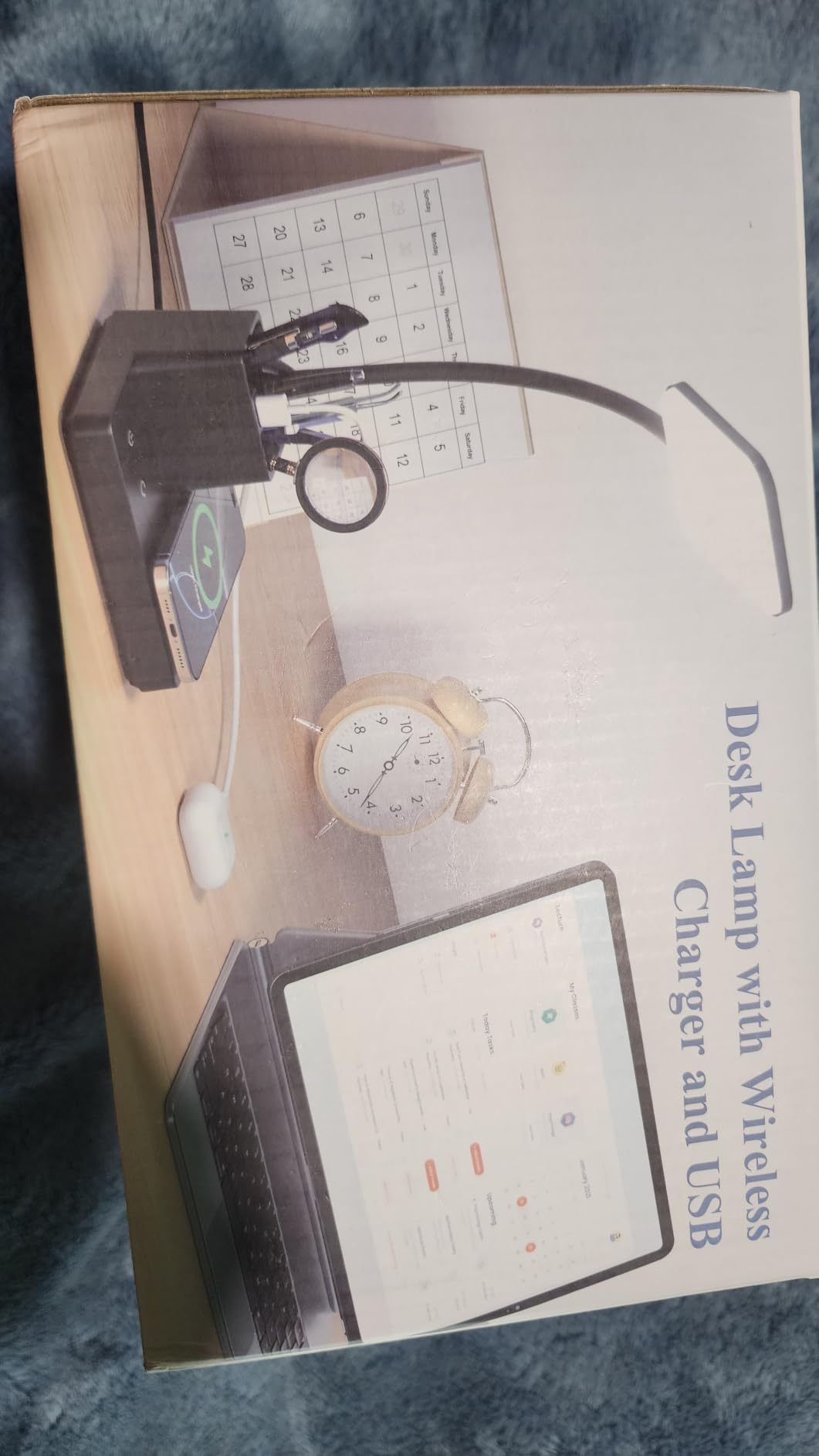 LED Desk Lamp with 10W Wireless Charging & Pen Holder, Black | CRI 95, 800LM, Stepless Dimming, 3 Modes, 360 Flexible Arm, Touch, Study Table Lamp for Home Office, Dorm Room, with Adapter customer photo 2