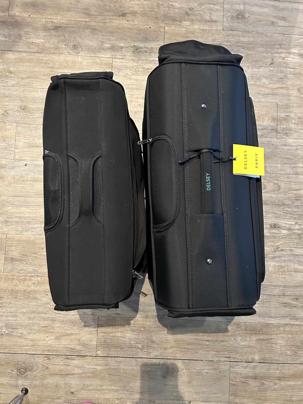 DELSEY Paris Helium DLX, Rolling Garment Bag with Wheels, Black | Checked In Travel Garment Bag, Lightweight Construction, Spinner Wheels, SECURITECH Zip customer photo 2
