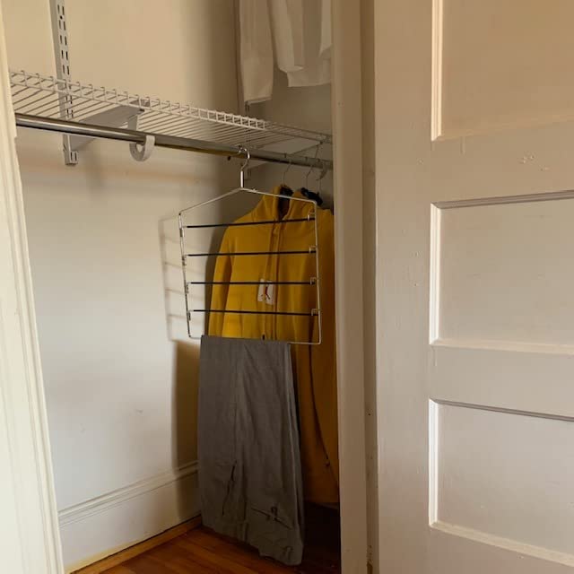 Rubbermaid Configurations Custom Closet Kit, 2-4 Ft. Adjustable Metal Wire Shelving, White Finish, Expandable Organization System, Hardware Included, for Home Closet/Pantry/Laundry/Mudroom customer photo 1