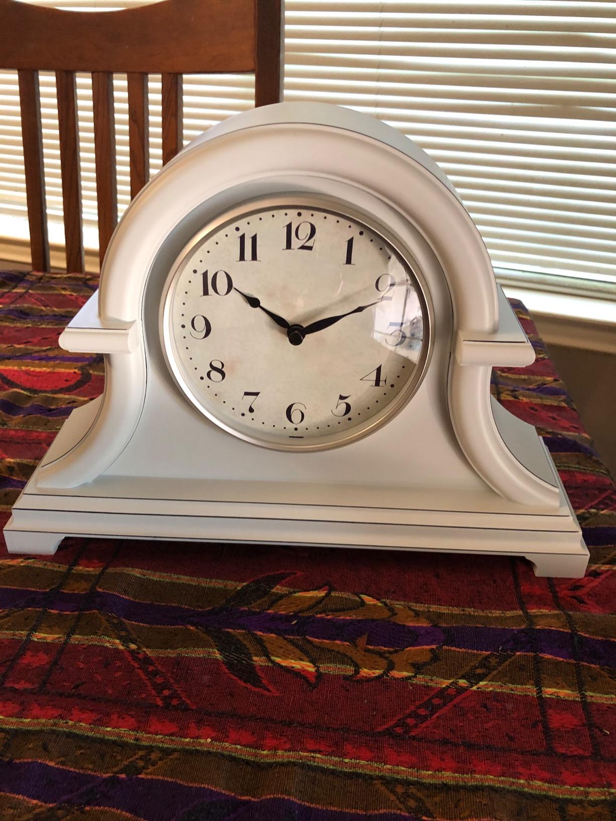 Presentime Mantel Clock Vintage Farmhouse Series | Napoleon Desk & Shelf Clock, 13 x 10