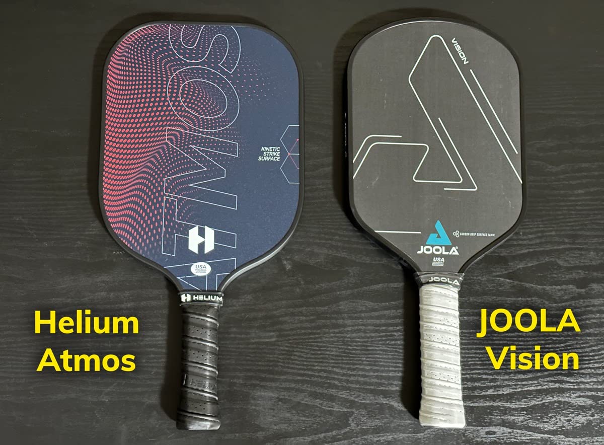 JOOLA Vision Pickleball Paddle with Textured Carbon Grip Surface Technology for Maximum Spin and Control with Added Power - Polypropylene Honeycomb Core Pickleball Racket 16mm customer photo 2