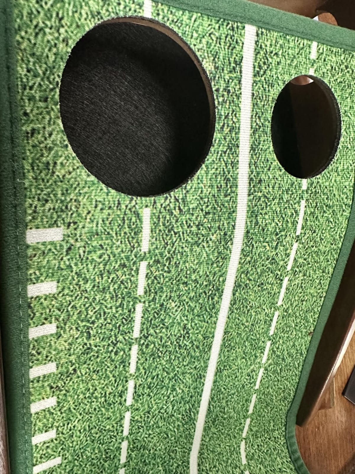 Dachenus Putting Green Indoor Mat Outdoor Golf Putting Mat with Automatic Ball Return - Ideal for Home, Office, and Outdoor Use customer photo 1