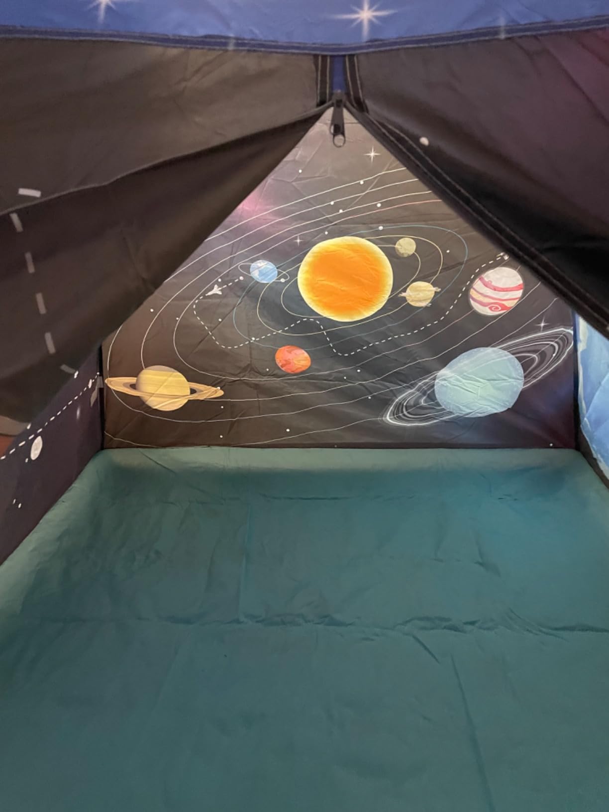 Mnagant Space World Play Tent-Kids Galaxy Dome Playhouse for Boys and Girls Imaginative Play Popup Tent for Kids Indoor/Outdoor Fun, Perfect Kid's Gift- 47
