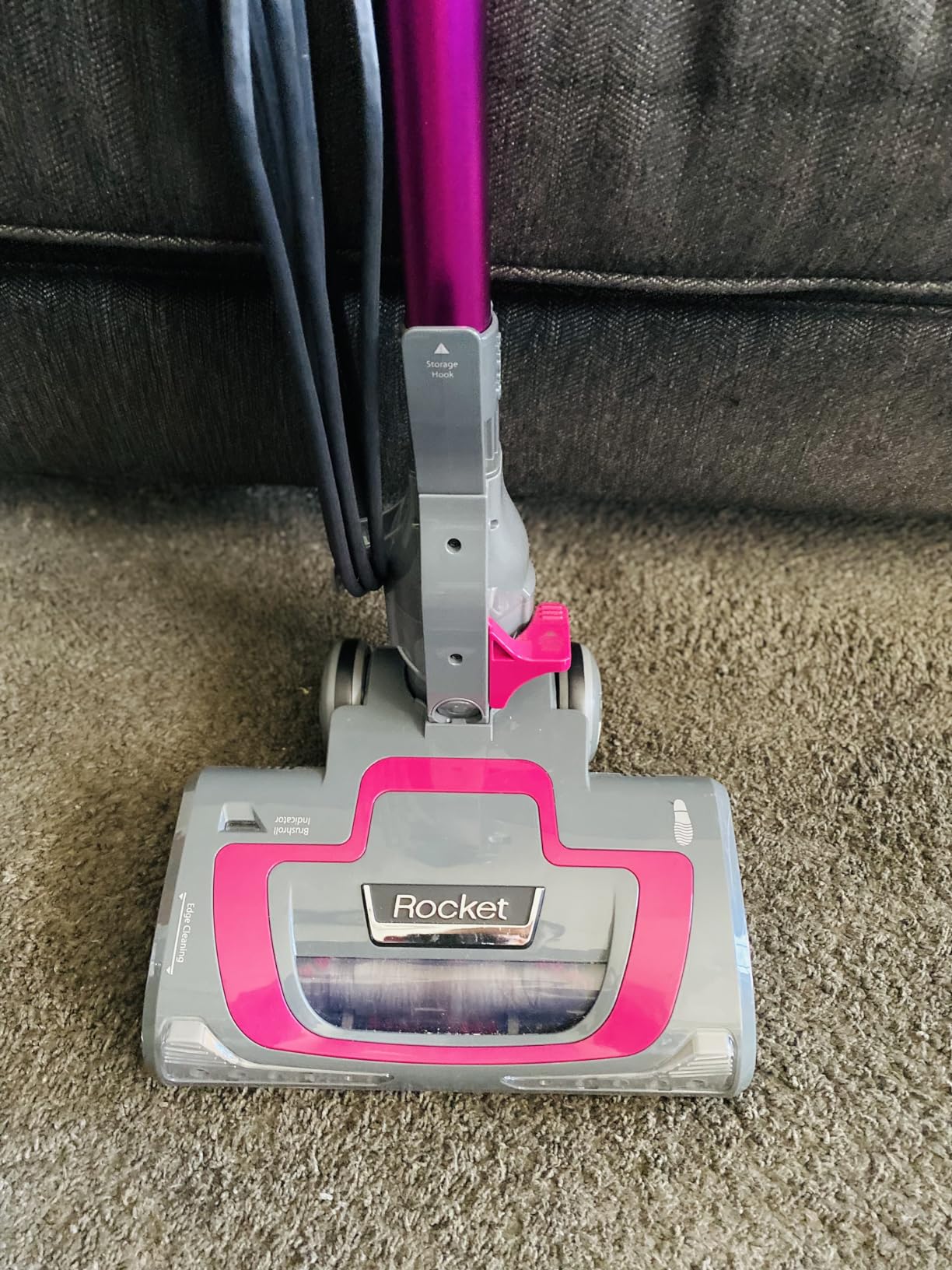 Shark Rocket Pro DLX Corded Stick Vacuum, XL Cup, Handheld, Fuchsia, HV371 | Deep Carpet Cleaning, Pet Hair Pickup, LED Headlights, Swivel Steering, Low-Profile Reach, Crevice and Upholstery Tools customer photo 2