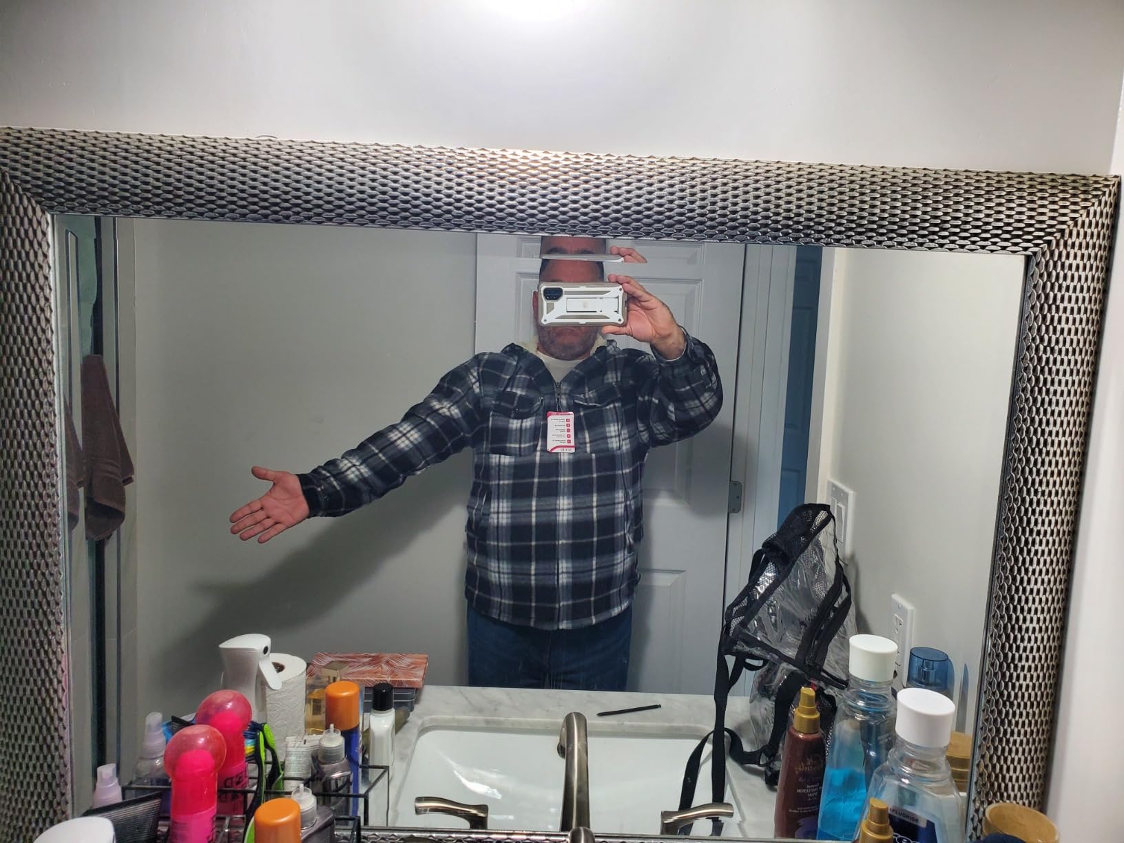 SCODI Men's Flannel Shirt Jacket Fleece Sherpa Lined Plaid Zip Up Hoodies | Machine Wash, 4 Pockets, Big and Tall, Vintage, Classic, Stylish, Casual, Heavyweight Sweatshirt, Winter Outwear, Warm Coat customer photo 1