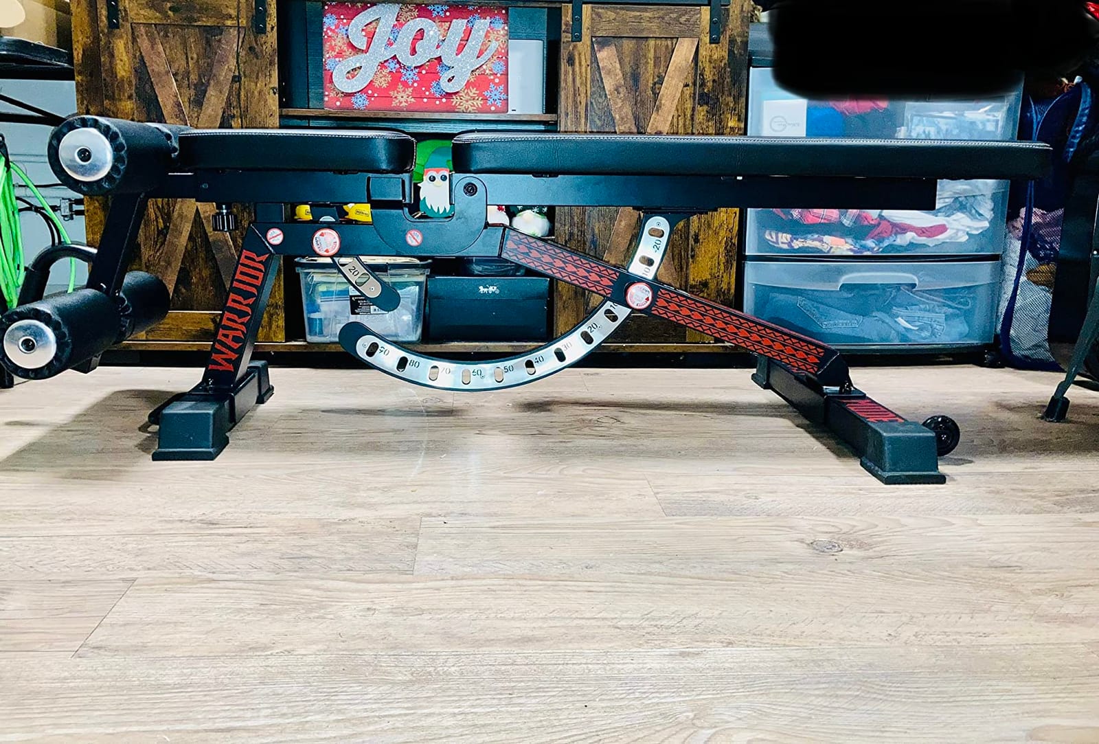 Adjustable Weight Bench, Commercial Grade 1200LB Workout Bench Press Set for Home Gym Strength Training Exercise, Incline Bench with 12+3 Adjustable Backrest&Seat Positions for Full Body Fitness customer photo 1