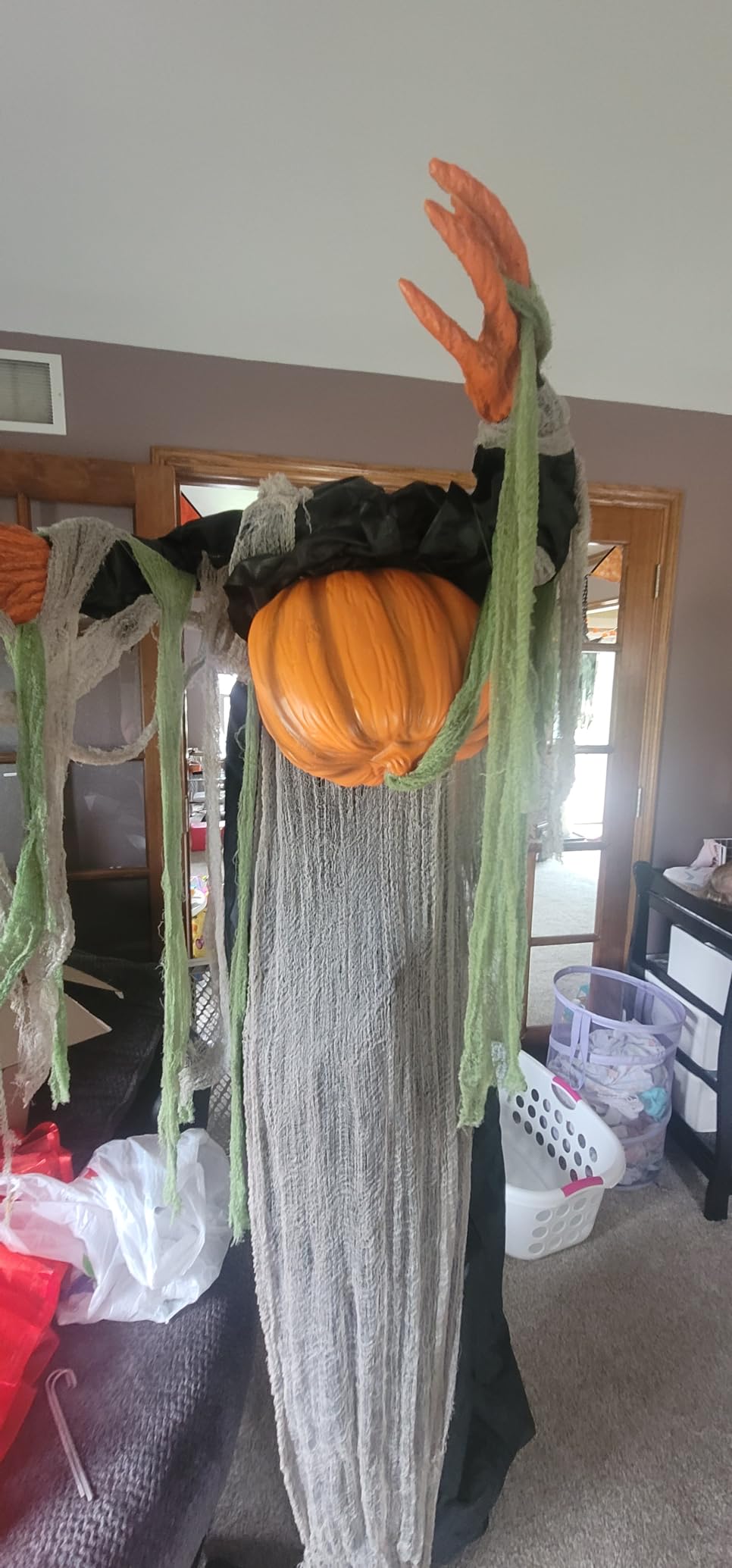 6 Ft Animated Halloween Root of Evil Prop, Halloween Decorations Outdoor | Spooky Sound & Touch Activated Motion Sensor Realistic Sound Effects Haunted House Halloween Party Decor customer photo 1