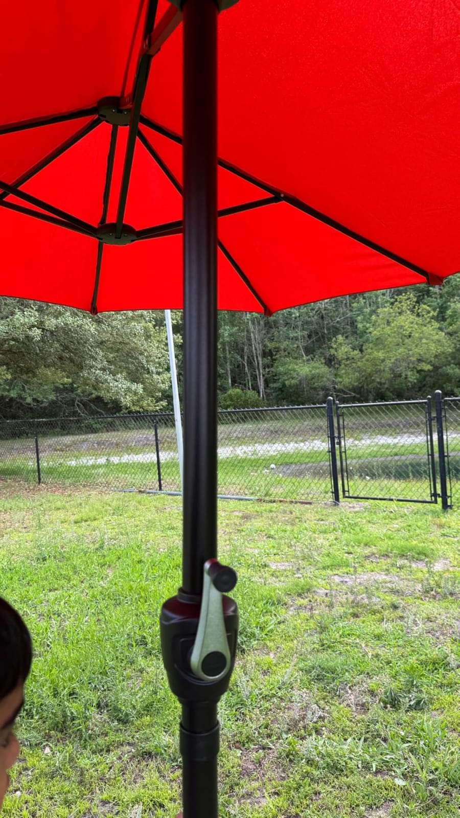 13 ft Rectangle Patio Umbrellas Large Outdoor Umbrella with Crank Powerful UV Protective Table Umbrella Outdoor Patio for Backyard, Pool, Garden, Deck | HERA'S PALACE Rectangular Umbrella customer photo 2